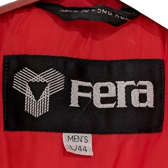Vintage Fera Men's Red & Navy Blue Snow Jacket Size L - Picture 6 of 7